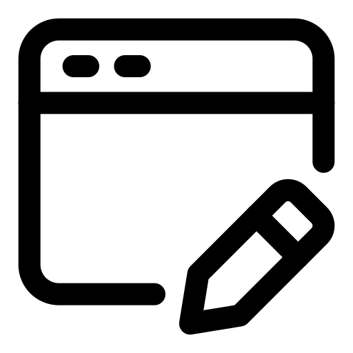 Ícone de sites profissionais da Concept